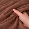 Pościel 200x220 + 2 Poszewki Komplet na Zamek – brąz